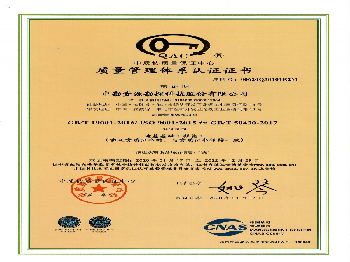 ISO9001质量管理体系