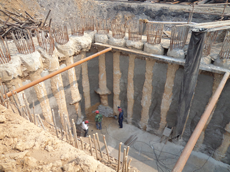 淮北淮海翰府钻孔灌注桩